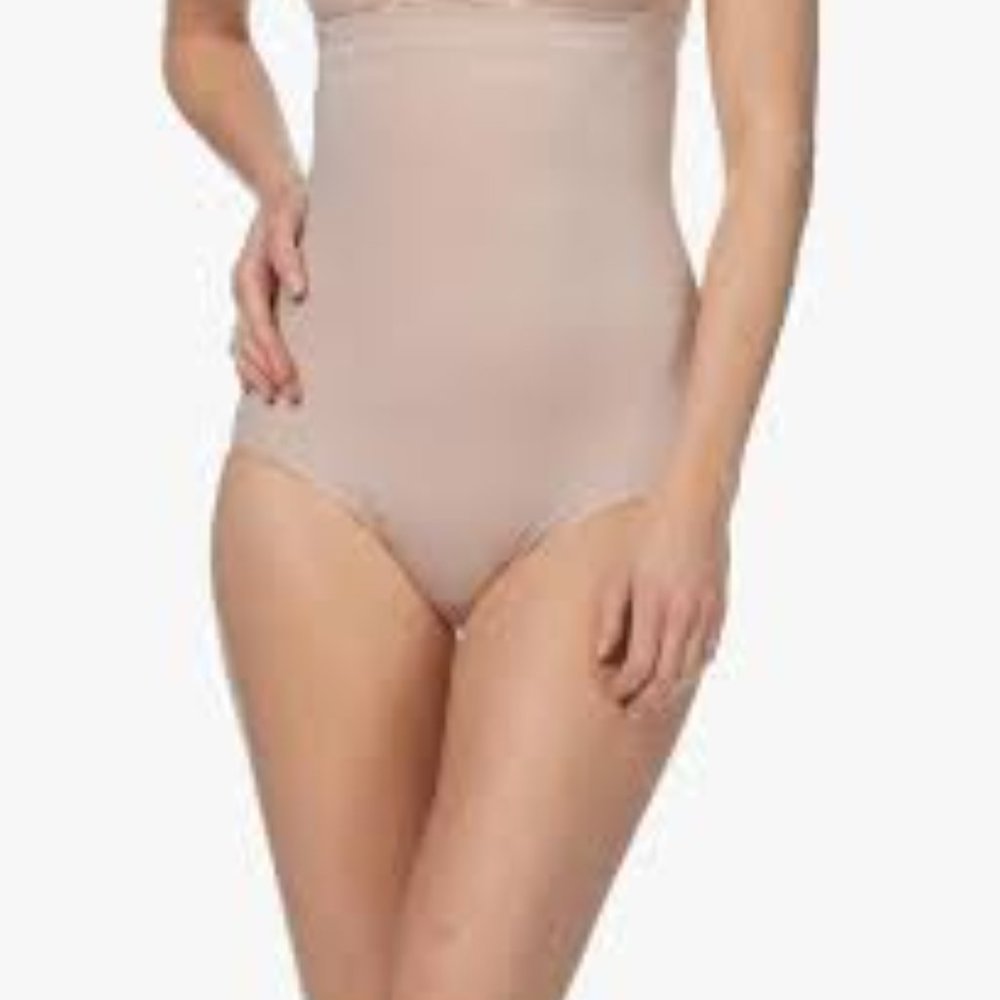 Spanx Suit Your Fancy High Waisted Brief Shapewear Beige 2X